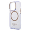 Imagen de GUESS IPHONE 14 PRO MAGSAFE TRANSLUCENT PURPLE RING GOLD 9568