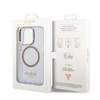 Imagen de GUESS IPHONE 14 PRO MAGSAFE TRANSLUCENT PURPLE RING GOLD 9568