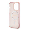 Imagen de FUNDA GUESS IPHONE 14 PRO MAGSAFE GLITTER PINK RING GOLD 5882