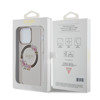 Imagen de FUNDA GUESS IPHONE 14 PRO MAGSAFE FLOWERS BLACK 1263