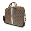 Imagen de GUESS COMPUTER BAG 15/16" PRINTED STRIPES BROWN 9539