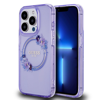 Imagen de GUESS IPHONE 14 PRO MAGSAFE FLOWERS PURPLE 1546