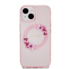 Imagen de FUNDA GUESS IPHONE 14 MAGSAFE FLOWER PINK 1423