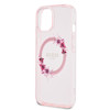 Imagen de FUNDA GUESS IPHONE 14 MAGSAFE FLOWER PINK 1423