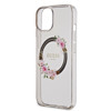 Imagen de FUNDA GUESS IPHONE 14 MAGSAFE FLOWERS BLACK 1249