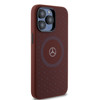 Imagen de MERCEDES BENZ iPhone 15 Pro Max SILICONE MAGSAFE WITH MINI STAR PATTERN RED 7830