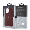 Imagen de MERCEDES BENZ iPhone 15 Pro Max SILICONE MAGSAFE WITH MINI STAR PATTERN RED 7830