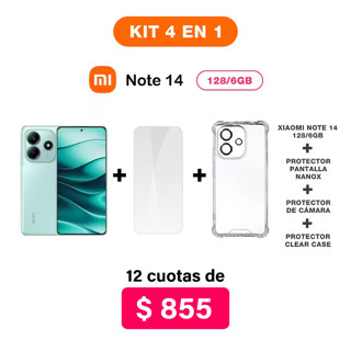 Imagen de Promo Pack Xiaomi Note 14 de 128/6GB + Accesorios