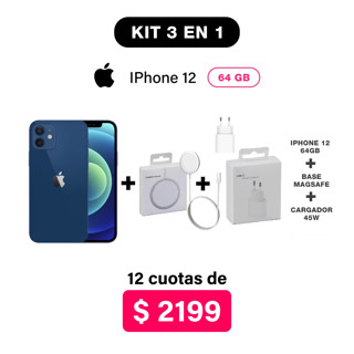 Imagen de Promo Pack IPhone 12 de 64GB + Accesorios