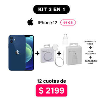 Imagen de Promo Pack IPhone 12 de 64GB + Accesorios