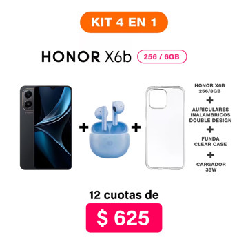 Imagen de Promo Pack Honor X6b de 256/6GB + Accesorios