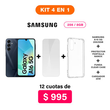 Imagen de Promo Pack Samsung A16 5G de 256/8GB + Accesorios