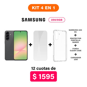 Imagen de Promo Pack Samsung A36 5G de 256/8GB + Accesorios