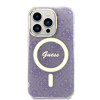 Imagen de FUNDA GUESS IPHONE 14 PRO MAGSAFE PURPLE GOLD 8242