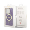 Imagen de FUNDA GUESS IPHONE 14 PRO MAGSAFE PURPLE GOLD 8242