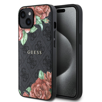 Imagen de FUNDA GUESS IPHONE 15 MAGSAFE FLOW BLACK 0062
