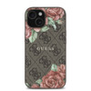 Imagen de FUNDA GUESS IPHONE 15 MAGSAFE FLOWER BROWN 0215