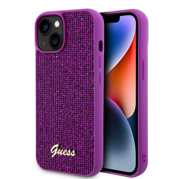 Imagen de FUNDA GUESS IPHONE 15 SQUARE MIRROR FUCSIA 371