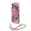 Imagen de FUNDA GUESS IPHONE 15 PRO MAX MAGSAFE CORREA STRAP PINK 8845