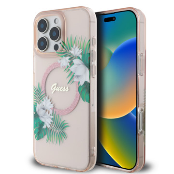 Imagen de GUESS IPHONE 16 PRO MAX MAGSAFE GLITTER PINK 2058