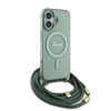 Imagen de FUNDA GUESS IPHONE 16 MAGSAFE SCRIPT CORREA GREEN 4403