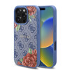 Imagen de FUNDA GUESS IPHONE 16 PRO MAX MAGSAFE FLOWER BLUE 0420