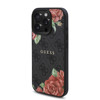 Imagen de FUNDA GUESS IPHONE 16 PRO MAX MAGSAFE FLOWER BLACK 0123