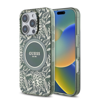 Imagen de FUNDA GUESS IPHONE 16 PRO MAGSAFE GREEN 1747