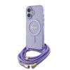 Imagen de FUNDA GUESS IPHONE 16 MAGSAFE SCRIPT CORREA PURPLE 5846