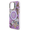 Imagen de FUNDA GUESS IPHONE 16 PRO MAGSAFE FLOWER PURPLE 0986