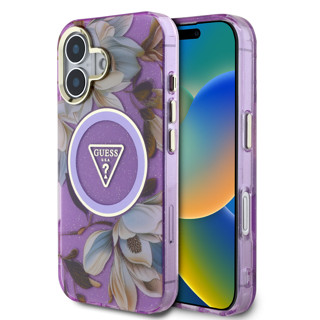 Imagen de GUESS IPHONE 16 MAGSAFE FLOWER PURPLE 0962
