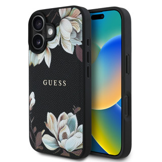 Imagen de GUESS IPHONE 16 MAGSAFE FLOWER BLACK 5722