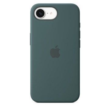 Imagen de PROTECTOR IPHONE 16E OEM SILICONE VERDE MILITAR (lake green)