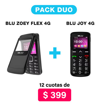 Imagen de Promo Pack BLU ZOEY FLEX 4G + BLU JOY 4G
