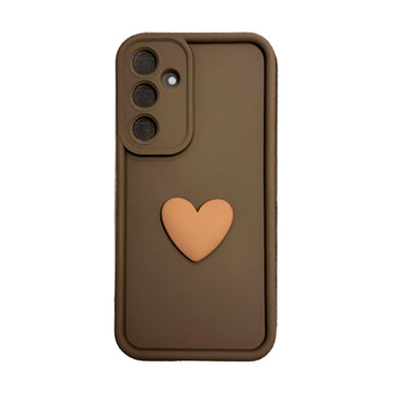 Imagen de PROTECTOR SAMSUNG A36 POP CORAZON BROWN