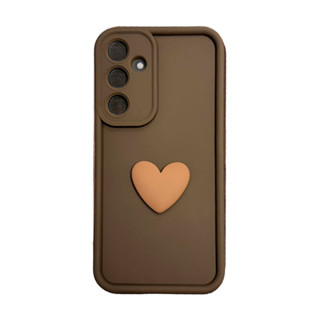 Imagen de PROTECTOR SAMSUNG A16 POP CORAZON BROWN