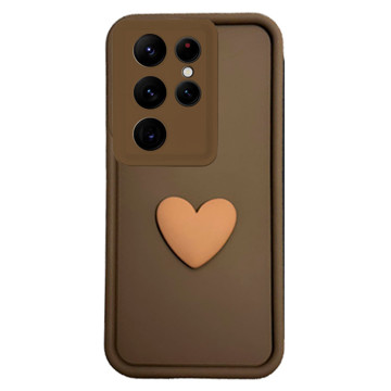 Imagen de PROTECTOR SAMSUNG S25 ULTRA FLOPPY POP CORAZON BROWN