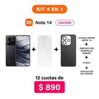 Imagen de Promo Pack Xiaomi Note 14 de 256/8GB + Accesorios