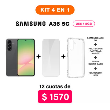 Imagen de Promo Pack Samsung A36 5G de 256/8GB + Accesorios