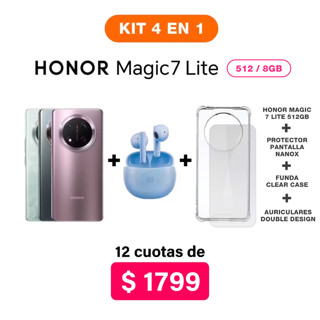 Imagen de Promo Pack Honor Magic 7 Lite 512GB + Accesorios