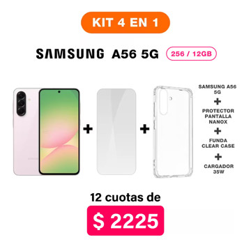 Imagen de Promo Pack Samsung A56 5G de 256/12GB + Accesorios