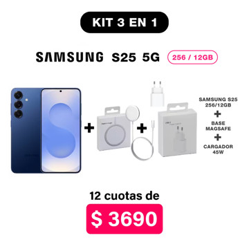 Imagen de Promo Pack Samsung S25 5G de 256/12GB + Accesorios