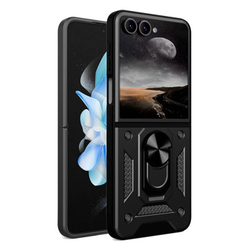 Imagen de PROTECTOR SAMSUNG Z FLIP 7 CAMRING BLACK