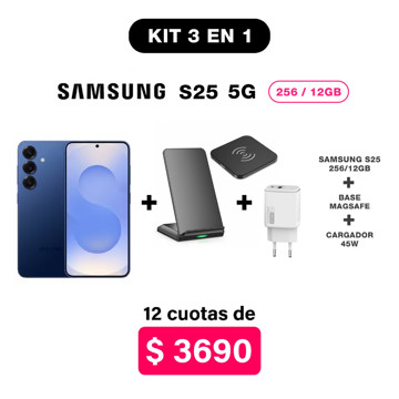 Imagen de Promo Pack Samsung S25 5G de 256/12GB + Accesorios