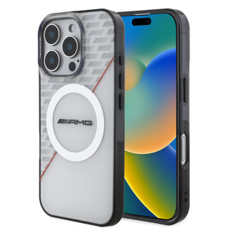 Imagen de AMG IPHONE 16 PRO MAGSAFE WHITE RED 8930