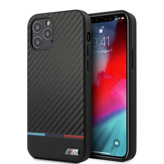 Imagen de FUNDA BMW IPHONE 12 CARBON BLACK STRIPE 6177