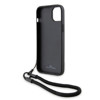Imagen de FUNDA BMW IPHONE 15 PLUS CORD STRAP BLACK 2665