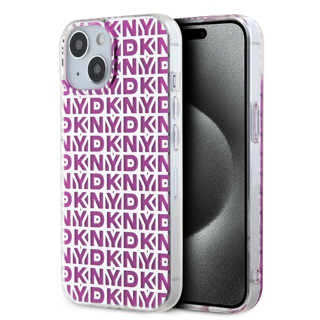 Imagen de FUNDA DKNY IPHONE 15 TPU PATTERN PINK 0339