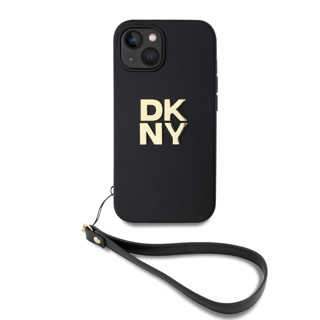 Imagen de FUNDA DKNY IPHONE 15 LOGO STRAP BLACK 4734