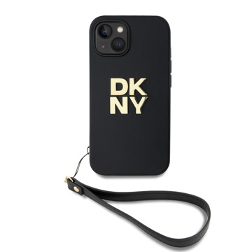 Imagen de FUNDA DKNY IPHONE 15 LOGO STRAP BLACK 4734